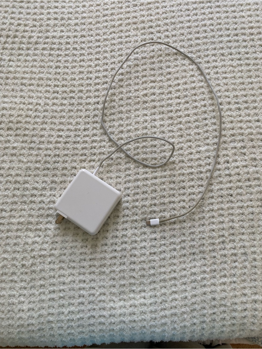 White Apple USB-C Charger